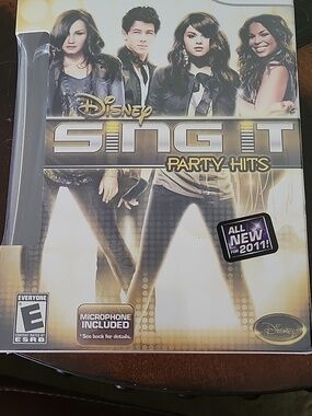 NIB Wii Disney Sing It Party Hits Game w/ Microphone